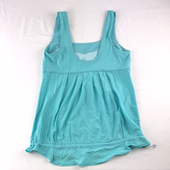 Lululemon Elevate Tank Top Angle Blue Sz:8 - Picture 4 of 10
